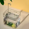 Bols pour chats mangeoires fontaine d'eau filtre automatique buveur transparent USB électrique muet recirculation filtrage pour distributeur de chats 230907