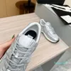 2023-Designer Spor Sakinleri Sıradan Ayakkabı Bahar ve Yaz Yeni Gökkuşağı Serisi Şeker Renk Beyaz Ayakkabı Eğitmenleri All-Match Stylist Sneaker Ayakkabı Platformu Dantel Up