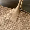 10a Replicatie op topniveau BV's Intreccio Cabat Tote Tas Big Size 51cm Designer Suede Weave Women Handtassen SCHIEKSAG SCHOUDSAGS MET DOFF TAG GRATIS VERZENDING VV118