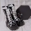 Doce plataforma gótica meados de bezerro botas femininas rua outono cunhas salto alto botas punk meninas bonito sapatos cosplay para mulher para meninas sapatos de festa