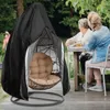 Housses de chaise en forme d'œuf pour balançoire extérieure, anti-poussière, imperméable, protection contre la poussière, tissu Oxford Portable