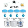 Alimentadores de tazones para gatos 3612PCS Filtros de repuesto para elementos filtrantes de fuente de agua para WF050WF060 Alimentador automático de bebidas para mascotas de carbón activado 230907