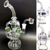 Colorful glass beaker bongs!different kinds Removable Freezable bongs glass smoking pipes oil rig with clips high quality