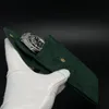 2022 Лучшие роскошные подарочные коробки для часов в зеленой бумаге, кожаная сумка-карточка для часов Rolex box313M