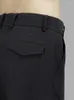 Pantalons pour hommes Cargo Noir Femmes Mode 2023 Poches Patchwork Hippie Pantalon drôle taille haute Streetwear Automne Femelles
