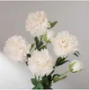 Fiori decorativi 90 cm grande peonia fiore di seta artificiale bouquet da sposa decorazione bianca display per la casa confezione finta cuore rosa rosa