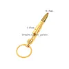 Nyckelringar Lanyards Personlig metallölflasköppnare Keychain Bar Tool Keyring Drop Delivery Fashion Accessories Dhgarden Dhri8