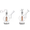 Wholesale Hookahs Handmade Smoking Glass dab rig bong Pipe Function 6Tree Perc Water bongs Unique Shisha heady Oil Rigs Pipes with 14mm joint