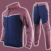 Männer Trainingsanzüge 2023 Herbst Und Winter Sport Zipper Hoodie Anzug Freizeit Hosen 2-teiliges Set