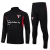 23 24 São Paulo Tracksuit Jaqueta Polo Futebol Jerseys Dani Alves Adulto Kits Uniformes Luciano Igor Gomes Pablo Camisa de Pé Full Zipper Futebol Terno Survetement