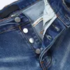 Mens Amiirii 2024 Purple Jean Jeans Demin Mens Tight Fashion High Street Fashion Brand Perforated Pants Wear Ctfx