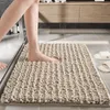 Badmatten Antislipmat Zacht Huidvriendelijk Gemakkelijk schoon te maken Geen haarverlies Ademende vloer Extra grote badkamer Modern Eenvoudig