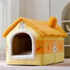 Cucce per cani HOOPET Inverno Accogliente Casa per animali domestici Cani Nido morbido Cuccia per dormire Grotta per gatti Cuccioli di cane Tende calde Letto rimovibile Chihuahua 230907