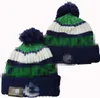 2023 Vancouver Hockey Beanie North American Team Side Patch Winter Wolle Sport Strickmütze Totenkopfmützen a1