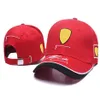 2023 F1 Racing Men's Baseball Cap Outdoor Sports Brand Fashion Embroidery Baseball Caps Formula 1 Sun Hat F1 Car Logo Hat183M