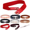 Women's Belt Elastic Stretch Fashion Waist Cinch Band 4.0CM Wide With Clasp Alloy Buckle