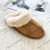 Chinelos femininos Tazz Tasman Fur Slides Clássico Castanha Mostarda Semente Ultra Mini Bota Plataforma Slip-on Les Petites Camurça Lã Blend276r