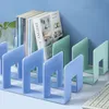 Decorative Objects Figurines Office Document Acrylic BookStand Storage Box 34 Sections Simple Folding Desktop File Organizer Book Stand School 230907