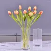 Kwiaty dekoracyjne MBF Wysokiej jakości 60 cm Tulip Artificial Flower Pu luksus Fakie