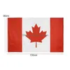 Banner Flagi Kanada Poliester Square Garden Supplies Canadian National Day Maple Leaf Flag Ca Drop dostawa do domu Świąteczna część Dhgarden Dhk1a