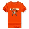 Camisetas para hombres Autism Skeleton Meme Humor de camiseta Funny Skull Impresión Halloween Regalos Conciencia neurodivergente gráfico esencialsweatshirts hy82