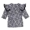 Moda crianças bebê meninas leopardo impressão biquíni roupa de banho capa casaco maiô beachwear separado meninas maiô x274t