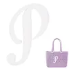 Accessoires voor schoenonderdelen Decoratieve alfabetletters Compatibel met Bogg-tassen Charm-inzetstukken voor tas Personaliseer uw Tote-letters Wh Otpu9