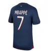 Футбольные майки 2023 2024 Paris MBAPPE Lee Kang In HAKIMI 23 24 Paris ФУТБОЛЬНАЯ ФУТБОЛКА MARQUINHOS VERRATTI майка для мужчин и детей КОМПЛЕКТ