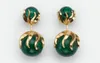 2024 Stud designer bottega Pendant emerald earrings senior classic small fragrant wind bvb earrings new clover earrings Golden and sliver veneta earrings