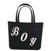 Części butów Akcesoria Listy Uroki do Bogg Bag Dekoracyjne napis 3D Alphabet Personalize DIY Guma plaż