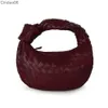 Woven Bag 2023 Womens Weaving Fashion Horn Knot Handbag Underarm Clutch Dumpling Bags Small Solid Color bags For Woman