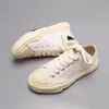 Maison Mihara Yasuhiro MMY Dissolved Shoes Herren- und Damen-Boardschuhe, dicke Sohle, Freizeitschuhe, Cord, Retro, waschbar, alte SegeltuchschuheOG