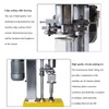 Commercieel Blik Sluitmachine Roestvrij staal Voedsel Inblikkende Naadmachine Halfautomatische aftoppingmachine
