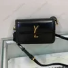 Luxe crossbodytassen Designer handtas Nieuwe koeienhuid flip-over kleine vierkante lederen portemonnee ketting mode damestas met enkele schouder