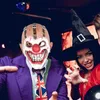 Masques de fête Clown Latex penutup wajah sangat c dibuat beragam aplikasi mata merah tutup kepala menakutkan digunakan kembali sering kali bernapas Prop Masker 230907