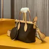 Tote Çanta Deri Çanta Çanta Asla 10a En Kalite Tam Tasarımcı BB El çantası Lüks Klasik Çiçek Kontrollü Omuz Dış Mekan GM Alışveriş Çantaları