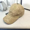 Luxurys Desingers Baseball Caps med bokstäver Kvinna Caps Sun Hats Fashion Leisure Block Hat