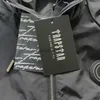 Kurtki męskie kurtki męskie nowi mężczyźni Trapstar Jacket Sportswear Irongate T-Windbreaker-Black 1to1 Haftowane litery Women's Zapip Ochrona słońca x0908