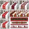 Decorações de Natal Corredor de Mesa Pano Feliz Decoração para Casa Toalha de Mesa Xmas Ornamento Navidad Natal Ano Presente 2024 230908