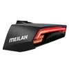 أضواء الدراجة Meilan X5 الدراجة الخلفية للضوء الخلفي عن بعد إشارة الدوران اللاسلكي LED شعاع USB القابل للدراجات ذيل 230907
