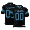 2023 Tulane Green Wave Football Jersey 55 Noah Taliancich 26 Shikeem Laister 11 Chris Carter 92 Gerrod Henderson 13 Justin Ibieta 89 Reggie Brown