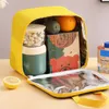 Storage Bags Student Lunch Bag Portable High Capacity Food Reusable For Kids Adults Kitchen Accessoories