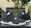 4S 2023 YENİ YAPIŞTIRMA Eminem Basketbol Ayakkabıları 4 (IV) Siyah Gümüş Erkek Marka Adı Tasarımcı Spor Ayakkabıları Kutu Boyutu US7-13