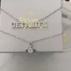 23 neue Western Kaiserin Dowager Doppelschicht Buchstabe Diamant mehrschichtige Halskette Kragen Saturn Pullover Kette weiblich