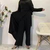 Vêtements ethniques Robe Satin Abaya Dubaï Musulman Mode Combinaison Robe Turquie Islam Robes Africaines Pour Femmes Musulman De Mode Ropa Mujer