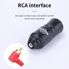 Tattoo Guns Kits RCA Rotary Machine Professional Short Mini Rocket Motor High Quality Stroke 36mm Aluminum Alloy Pen 230907