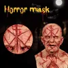 Party Masks Bald Scarred Halloween Mask Horror Face Headgear Devil Demon Cosplay Props Masquerad Stage Shows Tool 230907