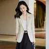 Frauen Anzüge Koreanische Mode Mantel Blazer Frauen 2023 Büro Dame Tops Langarm Rosa Herbst Kleidung OL Jacke