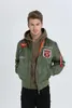 Vestes pour hommes Haute qualité léger US NAVY imprimé militaire patch blanc vert noir nylon baseball bomber veste hommes bombardier manteaux 230907