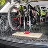 バイクハンドルバーコンポーネントムクジカーキャリーマウントラックMTBロード自転車クイックリリーススルーアクスルフォークルーフブラケット230907